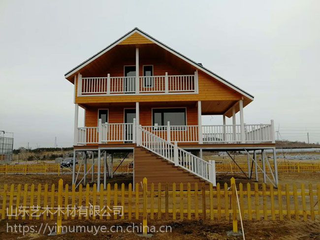 承接室内室外 木屋别墅建设 轻型重型木结构房屋 山东潍坊艺木景观