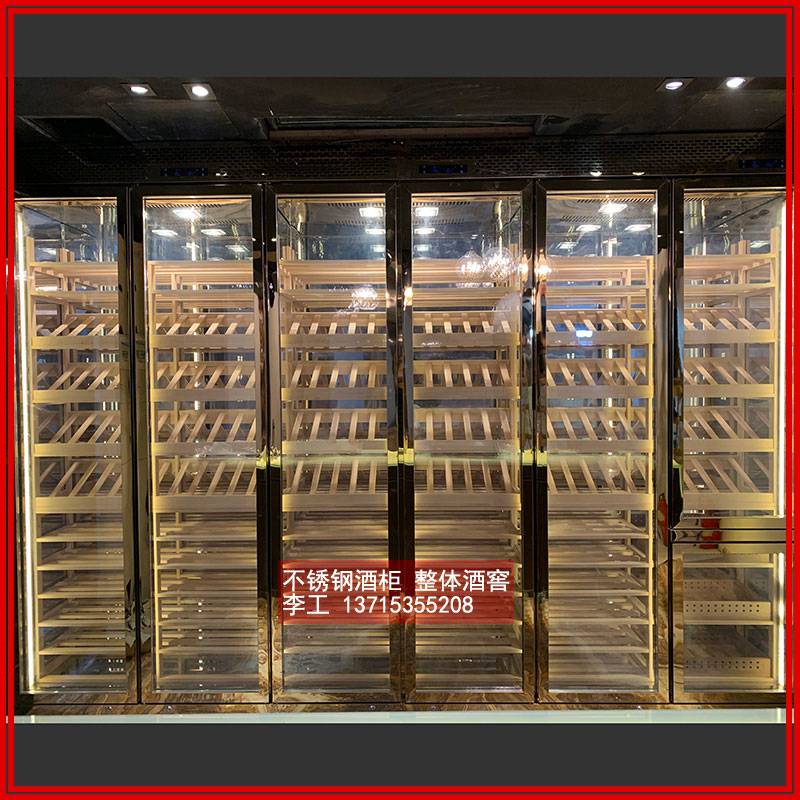 桂林家用商用进口不锈钢红酒柜 红酒柜定制非标恒温酒柜 定制生产工厂