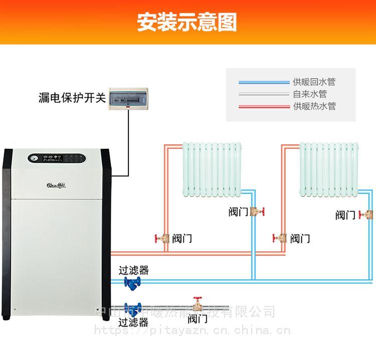 火龙果电采暖锅炉 即热式电热水锅炉 别墅取暖电锅炉 家用电采暖炉