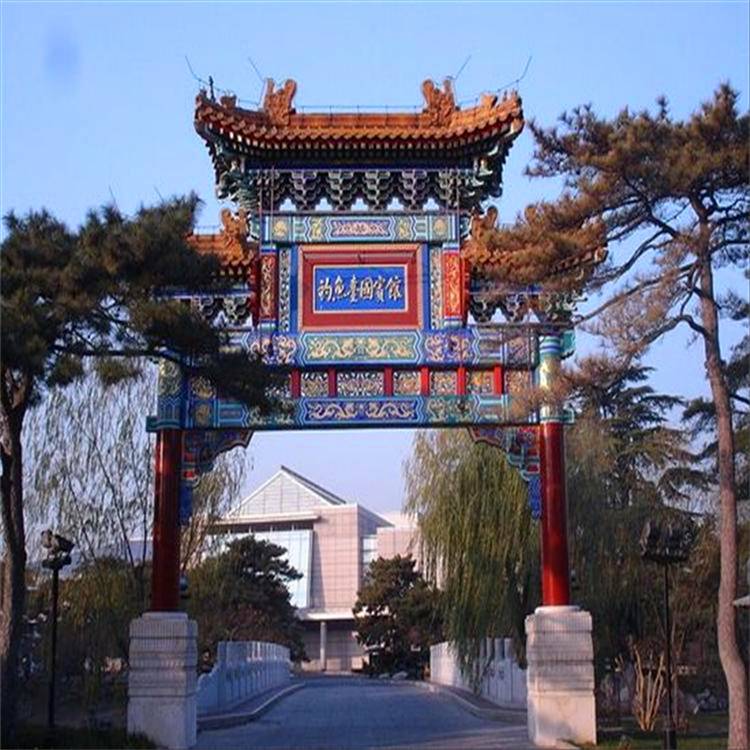 运河 大门牌坊 四柱牌楼 牌坊厂商