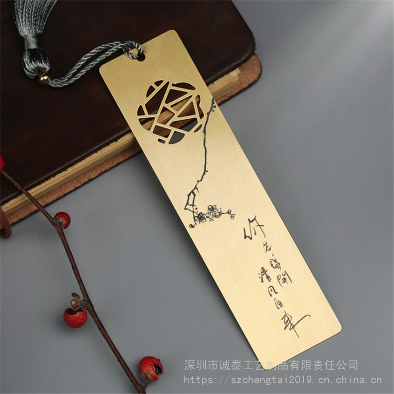 爱国国旗书签 长杆书签订做 制作书签厂家