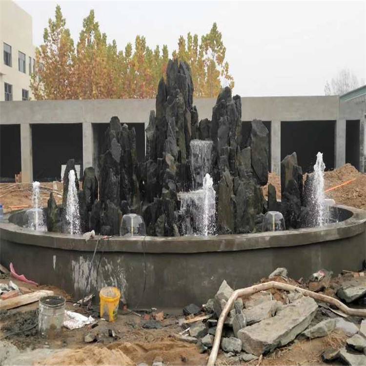 假山石 假山瀑布 青板石假山建造 假山瀑布量大从优