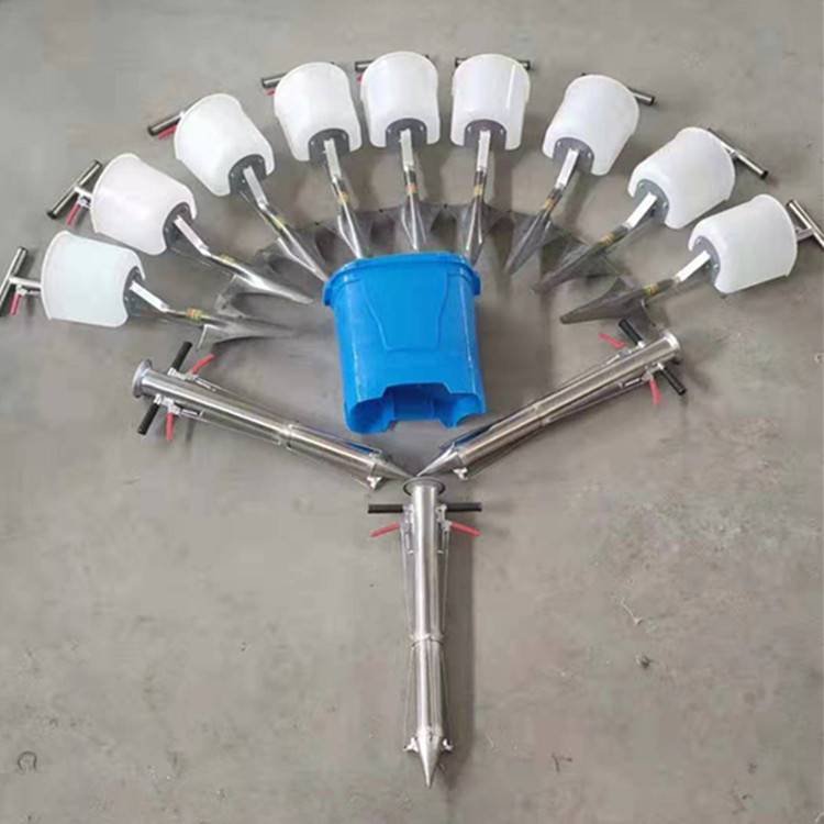 手动按压定量施肥机/批发农业施肥器/果树专用施肥器