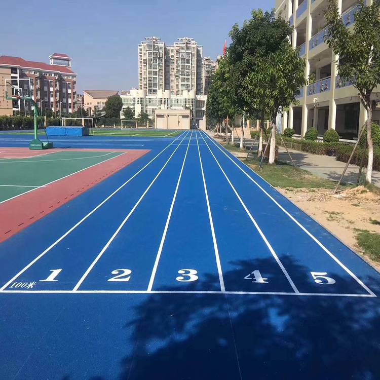 全塑型塑胶跑道工程报价 全塑型塑胶跑道 专业跑道生产厂家