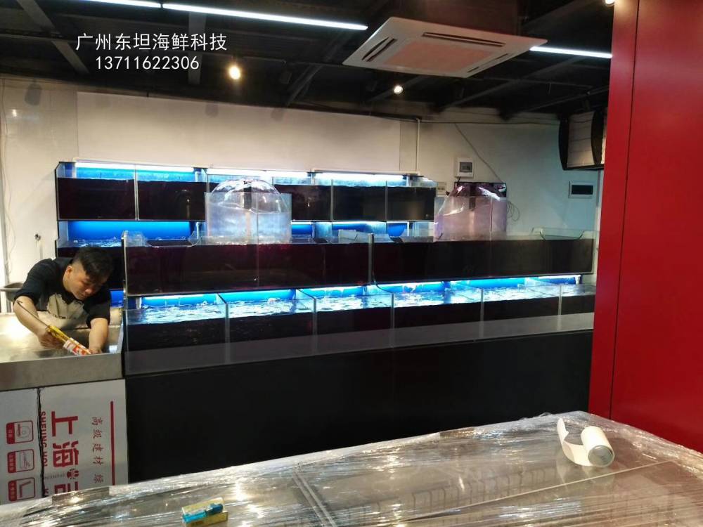 深圳订做海鲜鱼池-深圳海鲜酒吧海鲜鱼池-深圳南山海鲜鱼缸