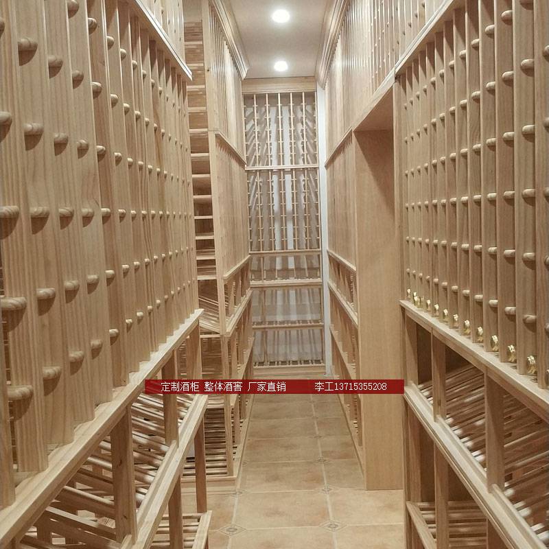 格瑞鑫 佛山南海实木酒窖葡萄酒架 进口酒窖空调新风系统 装饰款式