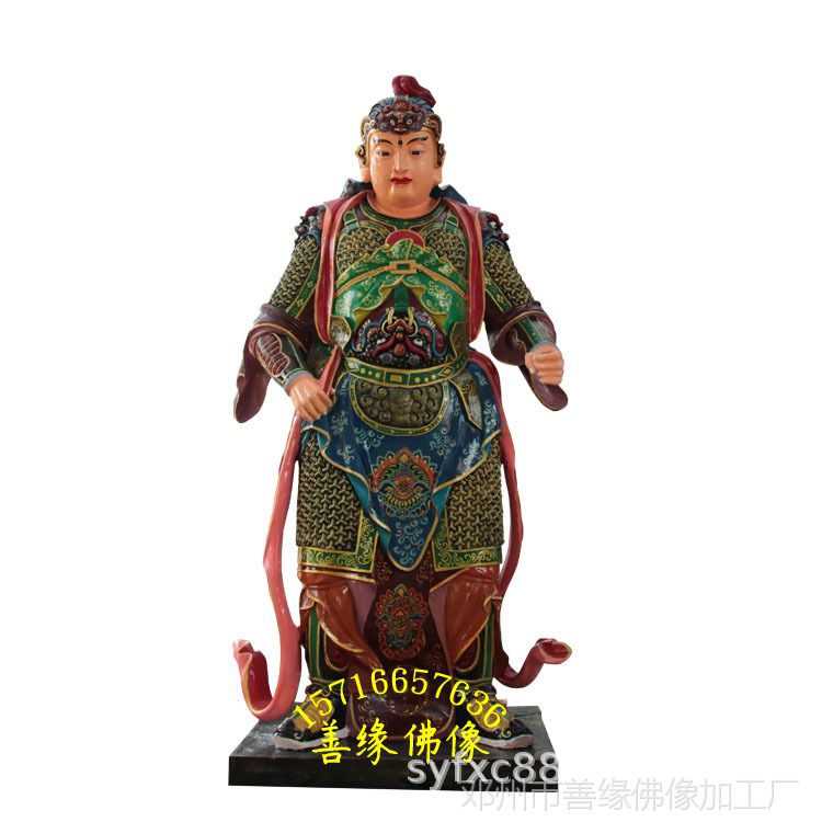 灌口二郎神佛像厂家 金花太子神像 道教供奉神像 二郎神君佛像