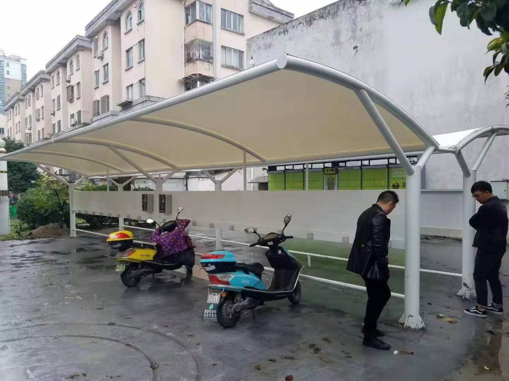 供应杭州绍兴电动车棚充电张雨篷停车棚