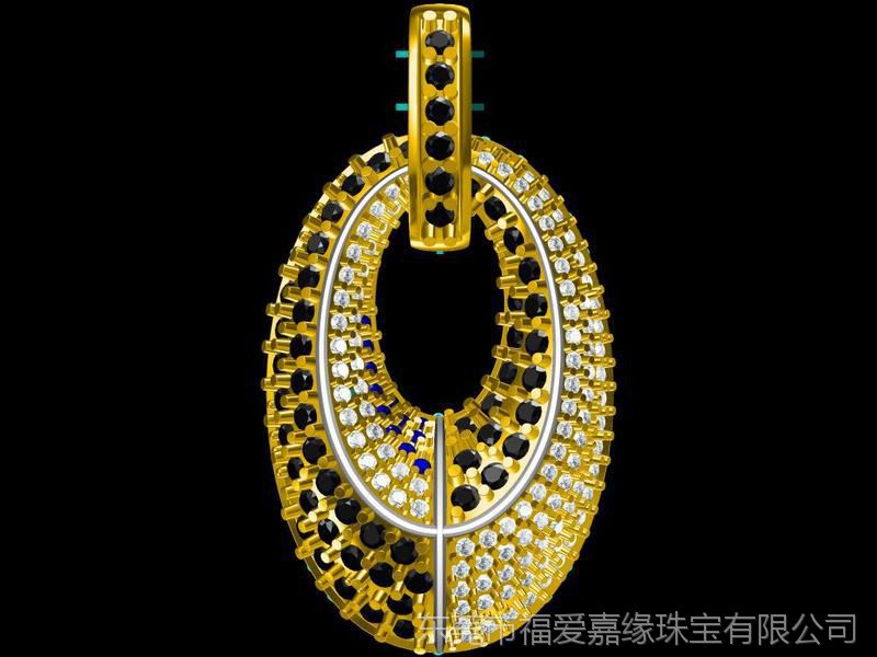 定制重金属铜镀银吊坠 葫芦吊坠—金属首饰定制厂家