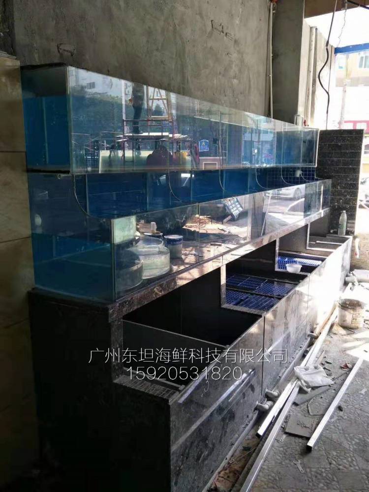 广州岗顶海鲜池公司-海鲜缸增氧-广州农庄土建鱼池
