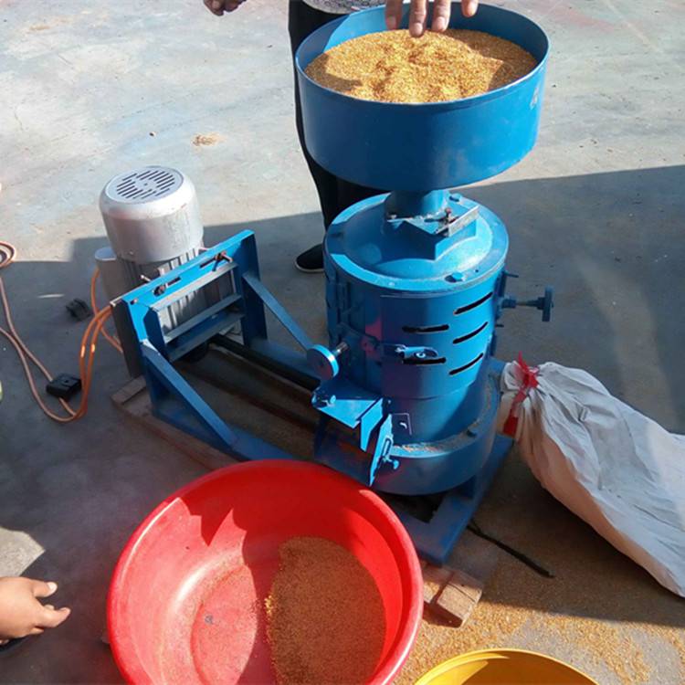 粮食豆子脱皮机 水稻脱壳碾米机 河南省330型号水稻脱皮机