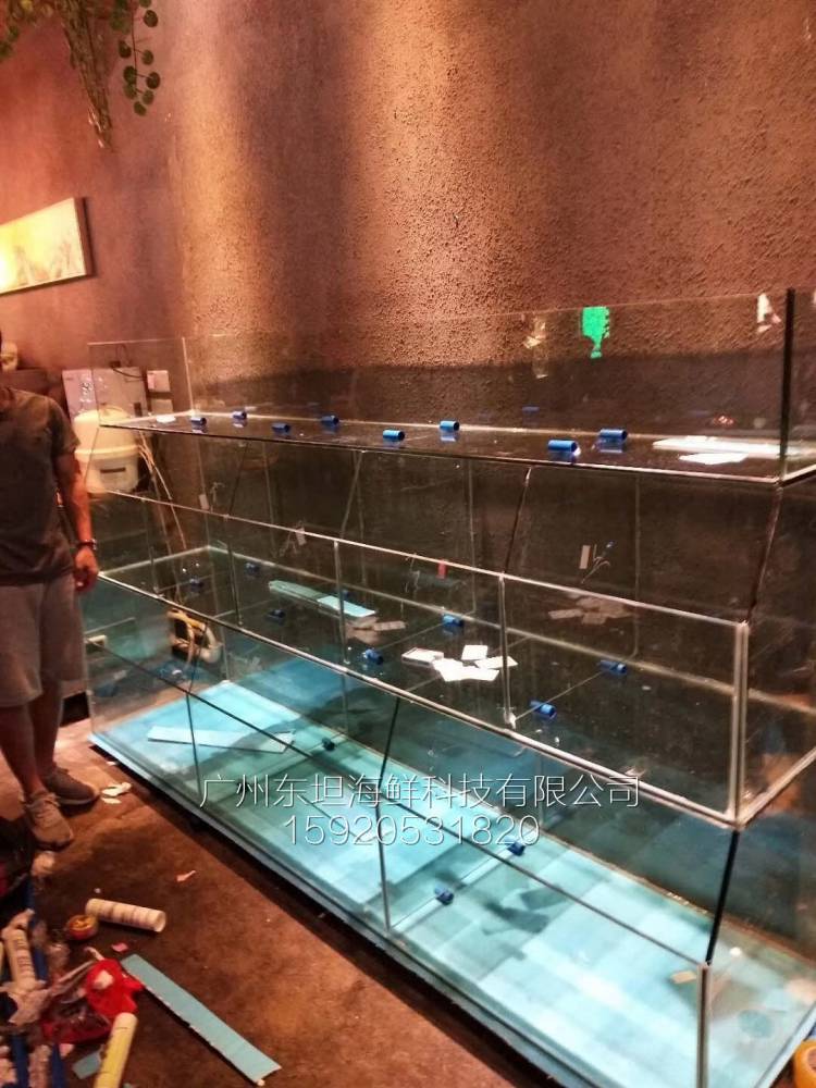 广州东山口海鲜池设计-海鲜缸增氧-广州梯形海鲜池定做