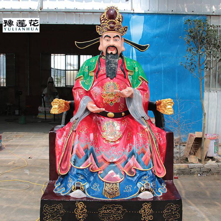 河南南阳智慧财神范蠢塑像财帛星君佛像财神爷神像寺庙供奉财源广进