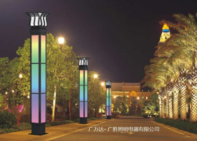 广场标志性led太阳能景观灯具厂家 商业街经济款景观灯