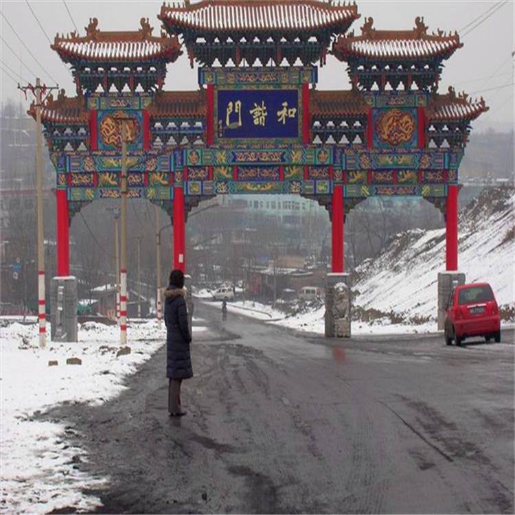 清秀园林 三门牌坊 牌楼雕刻 ***销售