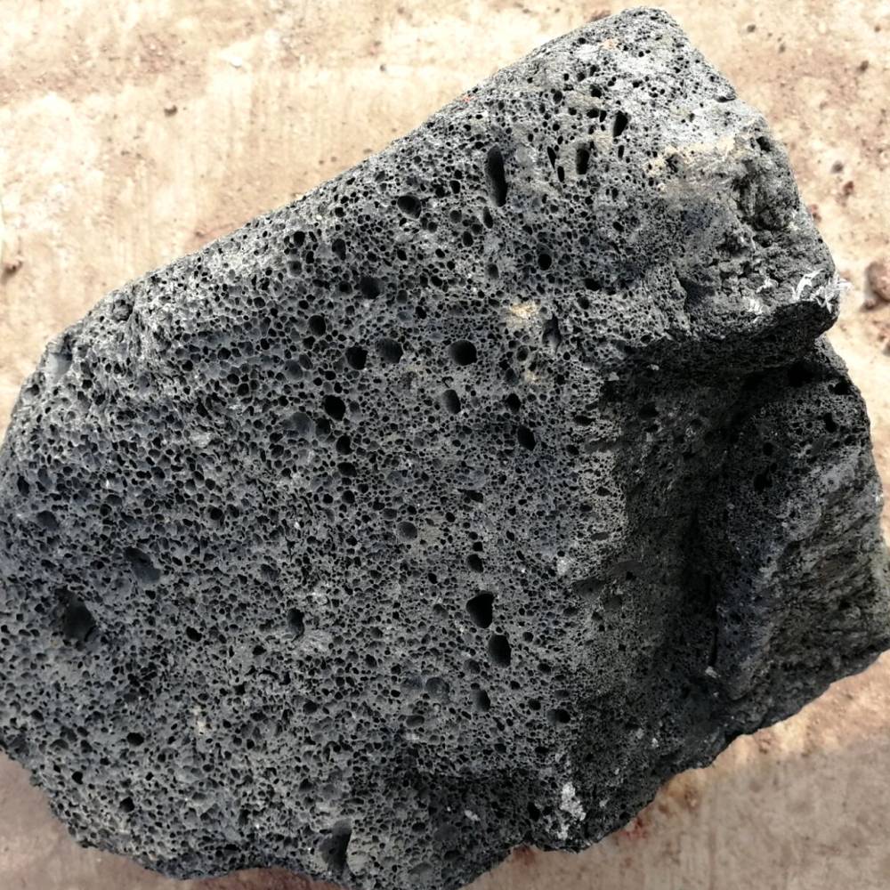 过滤水火山石 火山石粉 10-20厘米 浮石粉