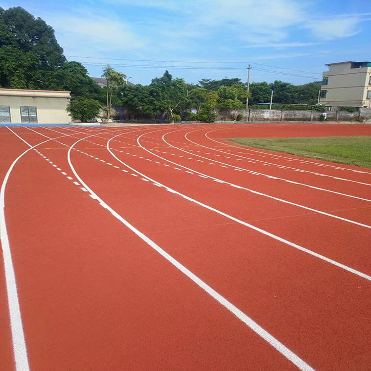 揭阳自结纹塑胶跑道施工,小区塑胶跑道建设