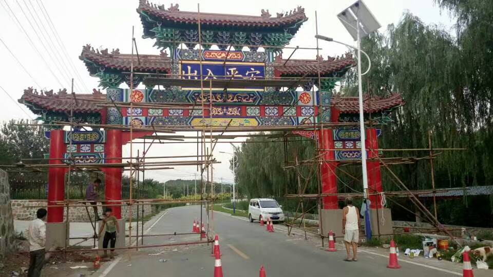 菏泽 大门牌坊 仿古牌楼 优质水泥牌楼