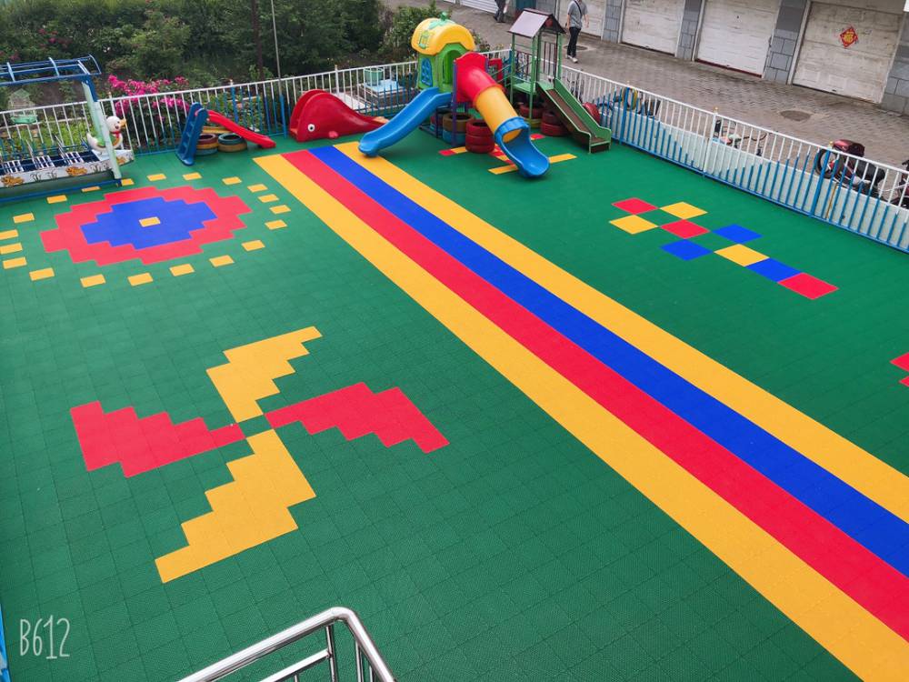 篮球场悬浮地板,网球场悬浮地板,幼儿园悬浮地板