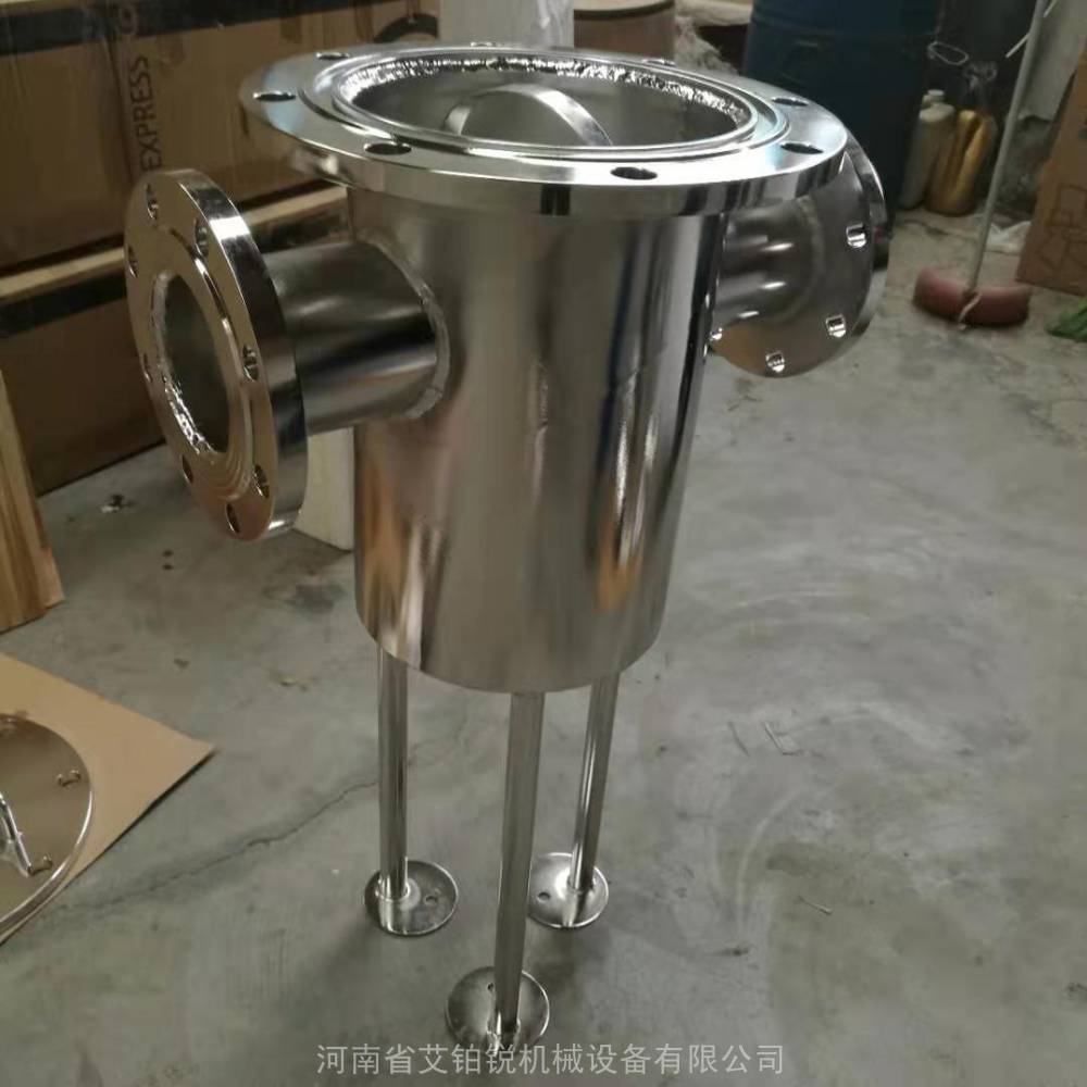 dn100管道过滤器艾铂锐厂家定制316l不锈钢篮式过滤器