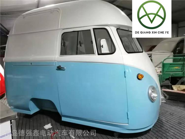 移动小吃餐车 大众t1 经典 复古餐车 外贸出口 定制款 商场街景店车