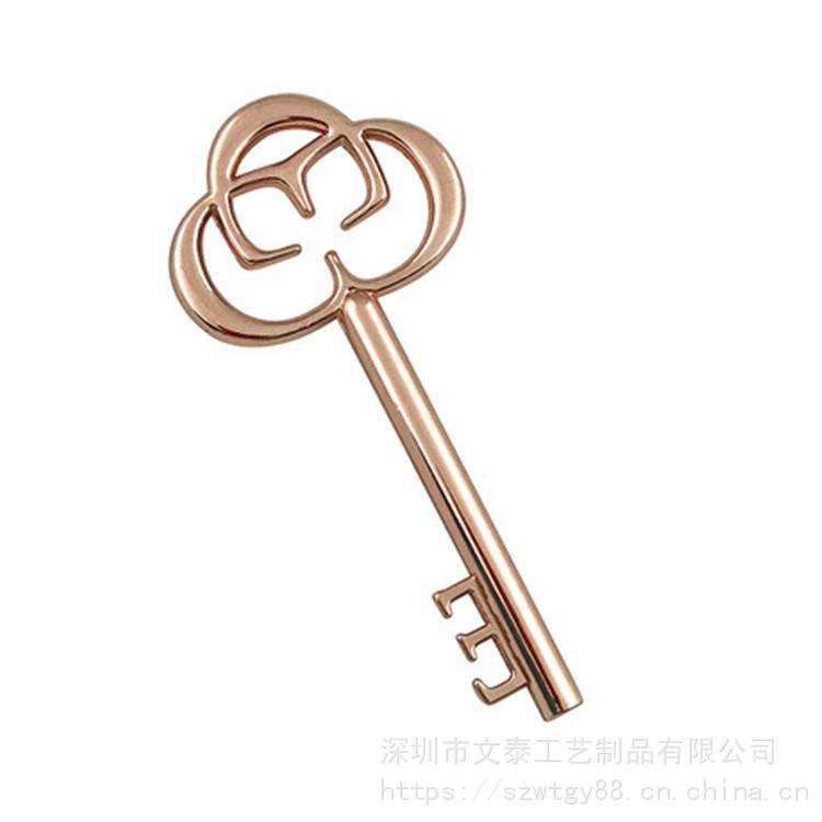 锁形状钥匙链 情侣钥匙扣订做 深圳钥匙扣订做 合金镂空镀金钥匙扣