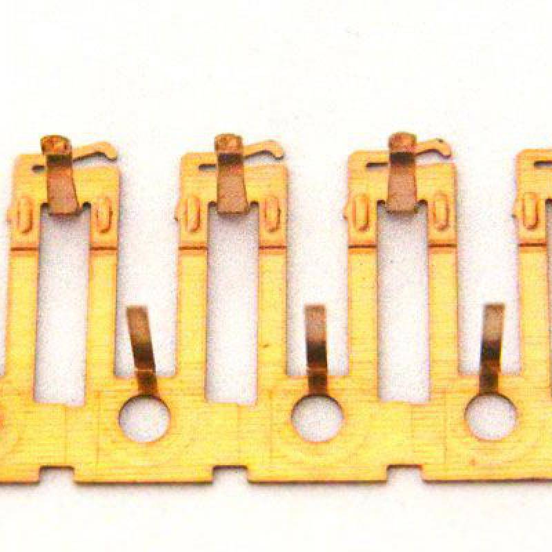 专业铍铜弹片加工厂 直销连接器冲压件 定制五金弹片