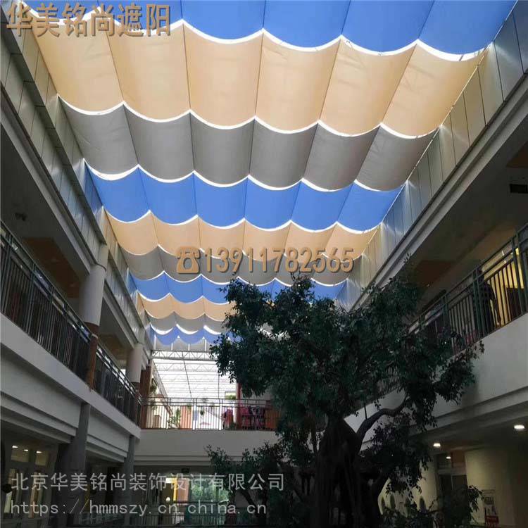 铝合金天幕 阳光房室外天幕帘定做 铝合金天幕厂家