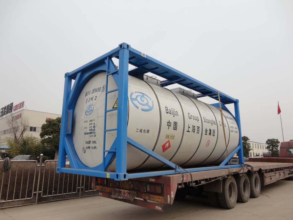 T14罐式集装箱 钢衬塑罐式集装箱, 9类危废罐式集装箱详细配置