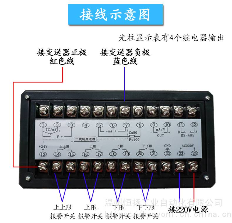 水箱液位计 水位显示器 水位控制器消防水池电子仪表全自动报警箱