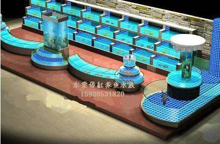佛山城市广场海鲜池设计，哪里定做梯形海鲜池