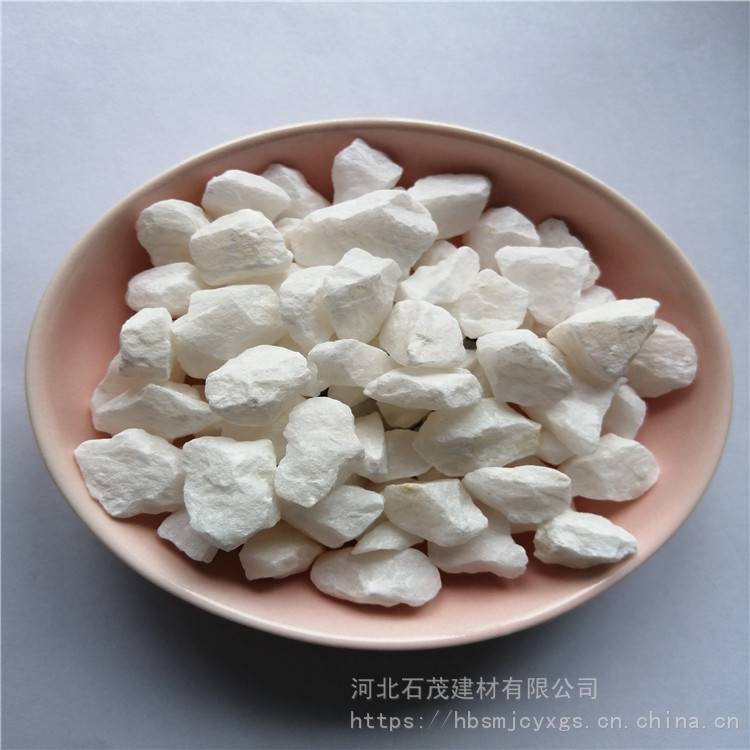 机制白色洗米石 天然白石子 白色水洗石 白色砾石-石茂建材