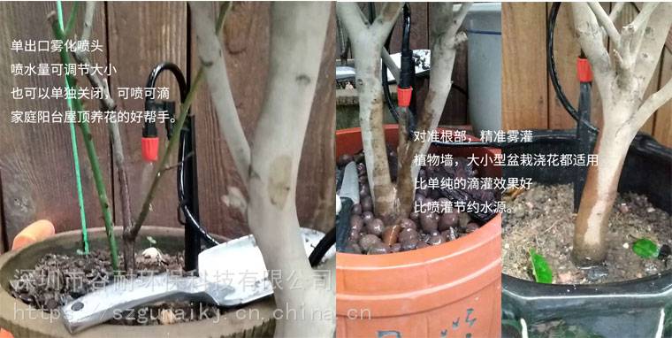 深圳楼顶种菜自动浇水喷头供应商出售家用智能浇花器