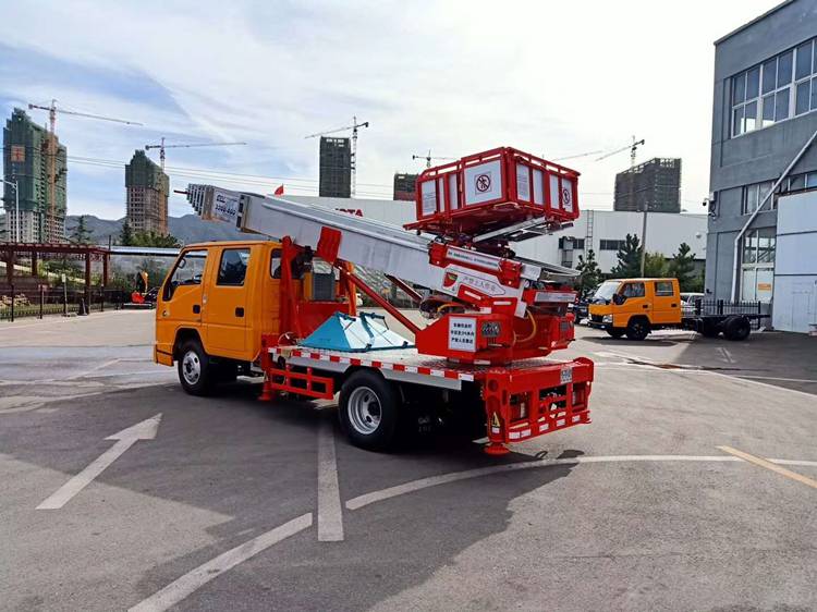 江铃顺达双排座32米蓝牌云梯车 进口蓝牌云梯车 蓝牌高空云梯车