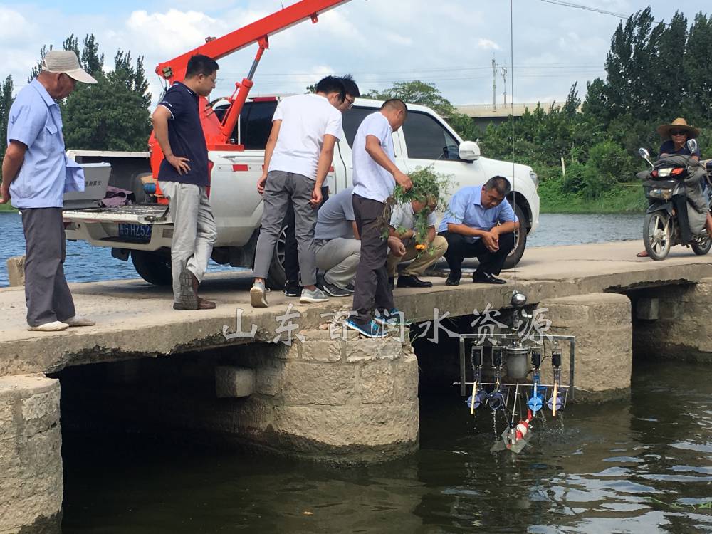 百润横式遥控泥沙采样器缆道遥控水文仪器设备河流河道测流速流量