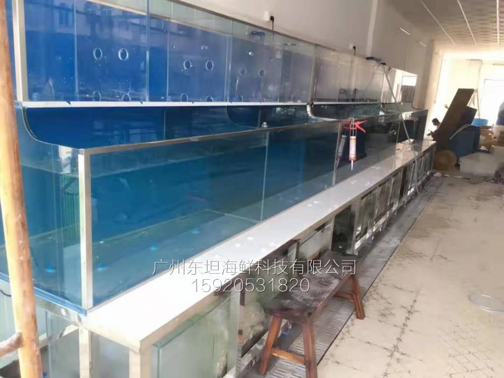 白云梅花园海鲜池厂家-海鲜缸增氧-广州农庄土建鱼池