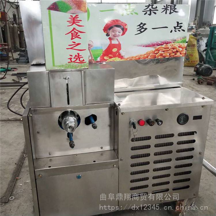 香酥卷麻花空心棒膨化机 潍坊冰糖绿豆食品膨化机 车载箱式膨化机