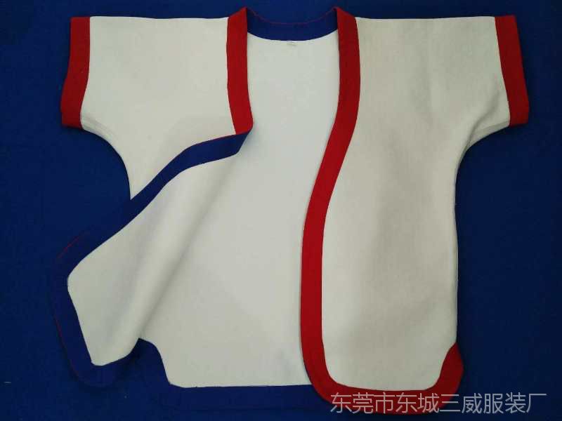 ***传统摔跤服红蓝双面中国式摔跤衣褡裢跤衣跤裤中国跤免费刺绣