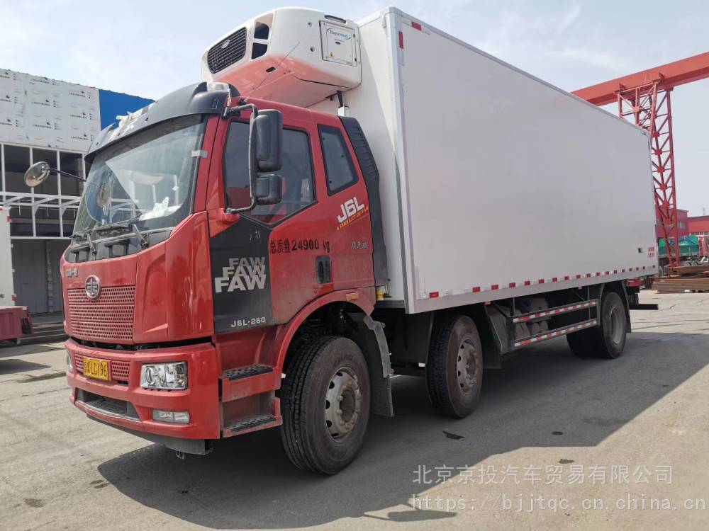 北京一汽解放j6l国六b小三轴6米87米7高栏载货车厢车销售专卖