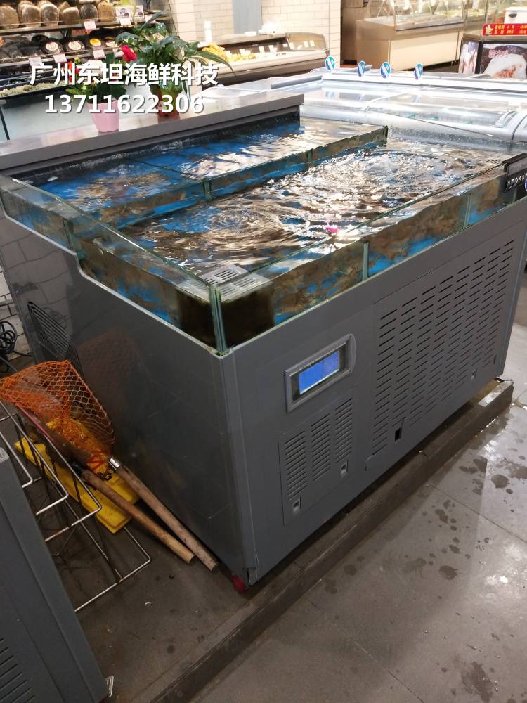 深圳光明海鲜池电话-深圳超市海鲜池-深圳贝壳类玻璃池定做