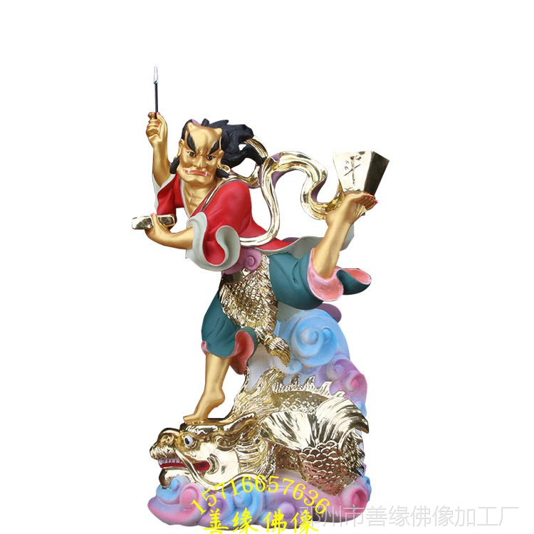 魁星踢斗是什么意思 魁斗星君神像图片 贴金魁星神像价格 文昌帝君