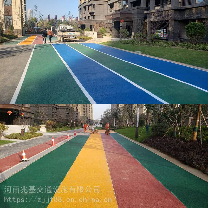 郑州东区彩色沥青路面做法详图
