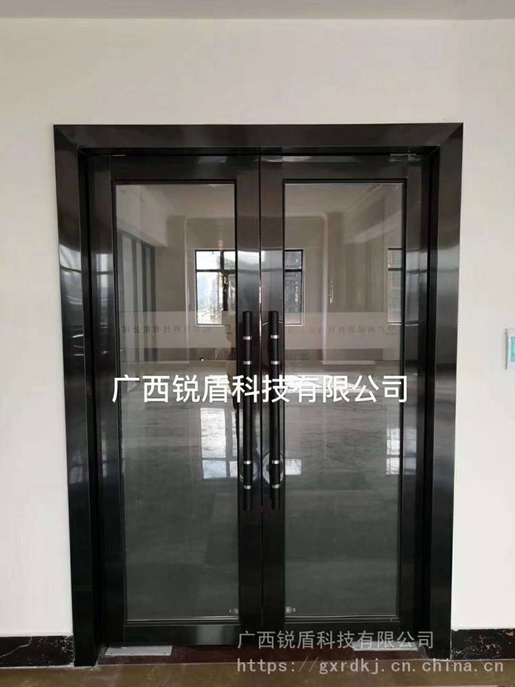 家装,建材 门,窗 平开门 广西锐盾甲级不锈钢防火玻璃门电梯前室机房