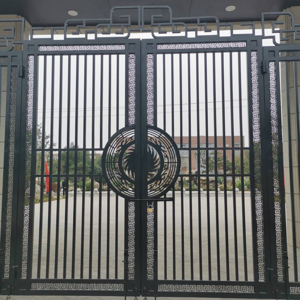 铁艺加工 厂区铁艺大门 学校铁艺大门景区铁艺大门