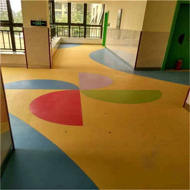 幼儿园pvc地板厂家 幼儿园塑胶地垫 儿童卡通pvc塑胶地板