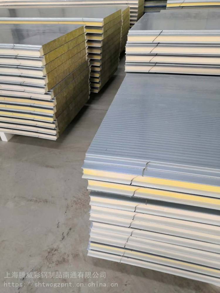 阻燃聚氨酯冷库保温板 双面聚氨酯复合保温板规格 厂家生产200mm彩钢