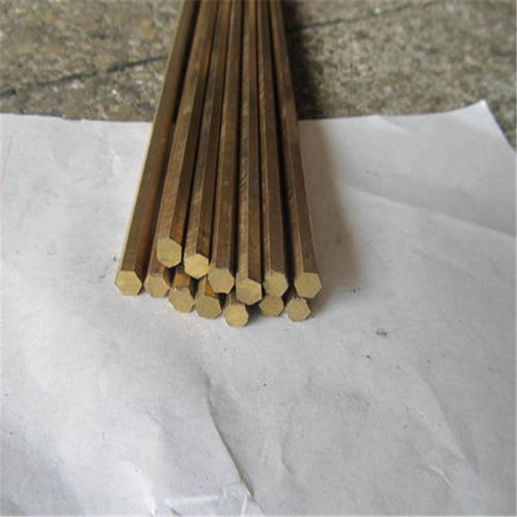 热销h62六角黄铜棒 实心六角铜棒 铜棒对边长5-100mm可零切加工