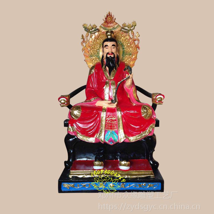 佛像厂供应道教神像 三清祖师 虚无自然大罗三清三境三宝天尊极彩神像
