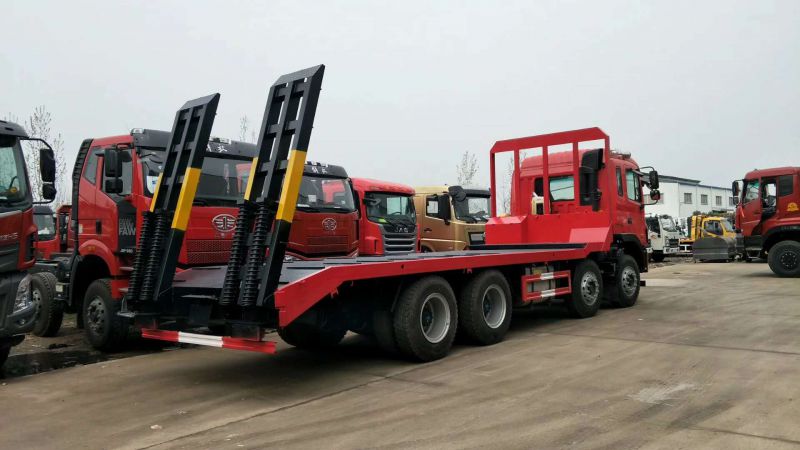 安丘平板车厂商出售挖掘机拖车