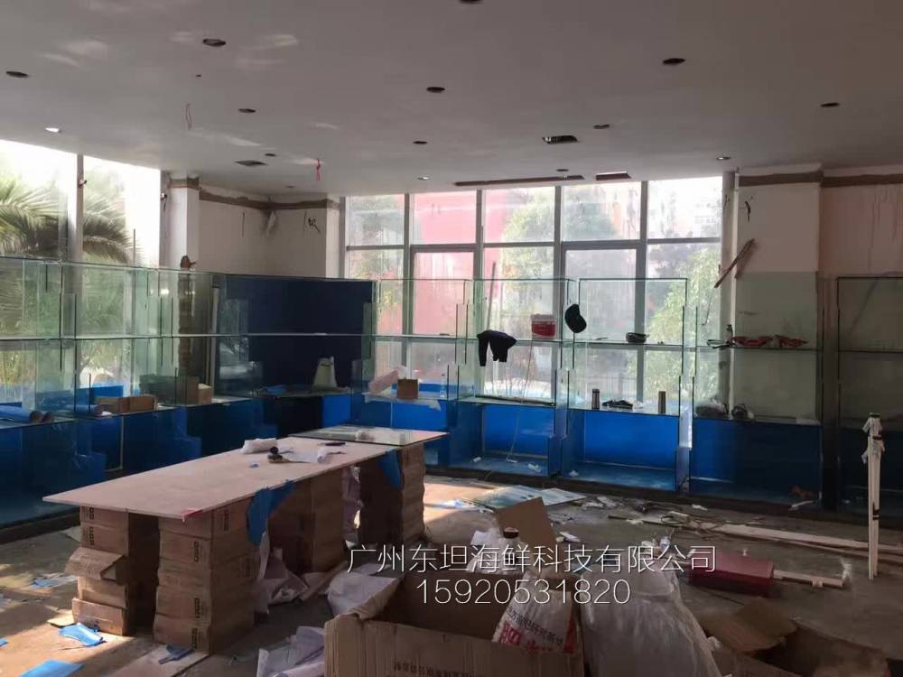 广州猎德海鲜鱼池尺寸-海鲜池摆放-广州不锈钢海鲜池